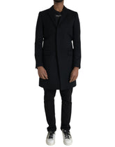 Dolce & Gabbana Black Single Breasted Trench Coat Jacket -   -  Dolce & Gabbana.